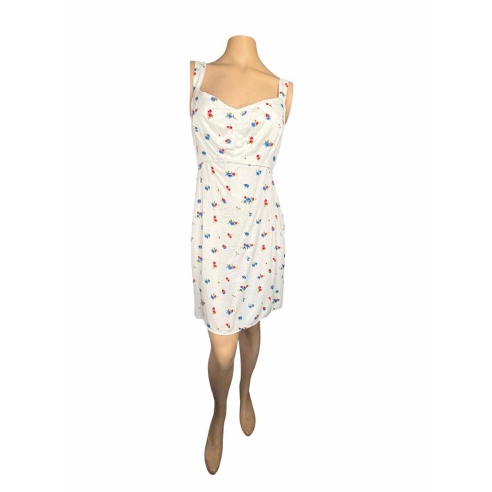 Old Navy Floral Fit & Flare Crepe Dress XL NWT